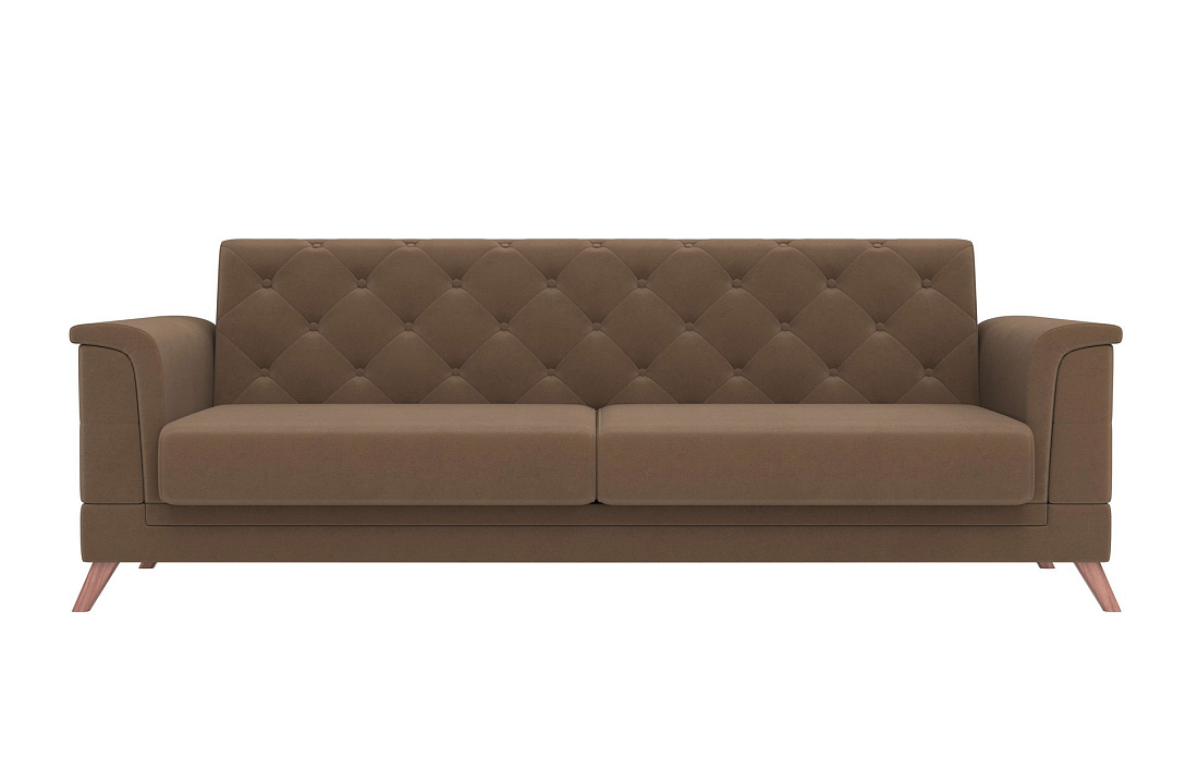 Амарант М / диван - кровать велюр тенерифе шоколад